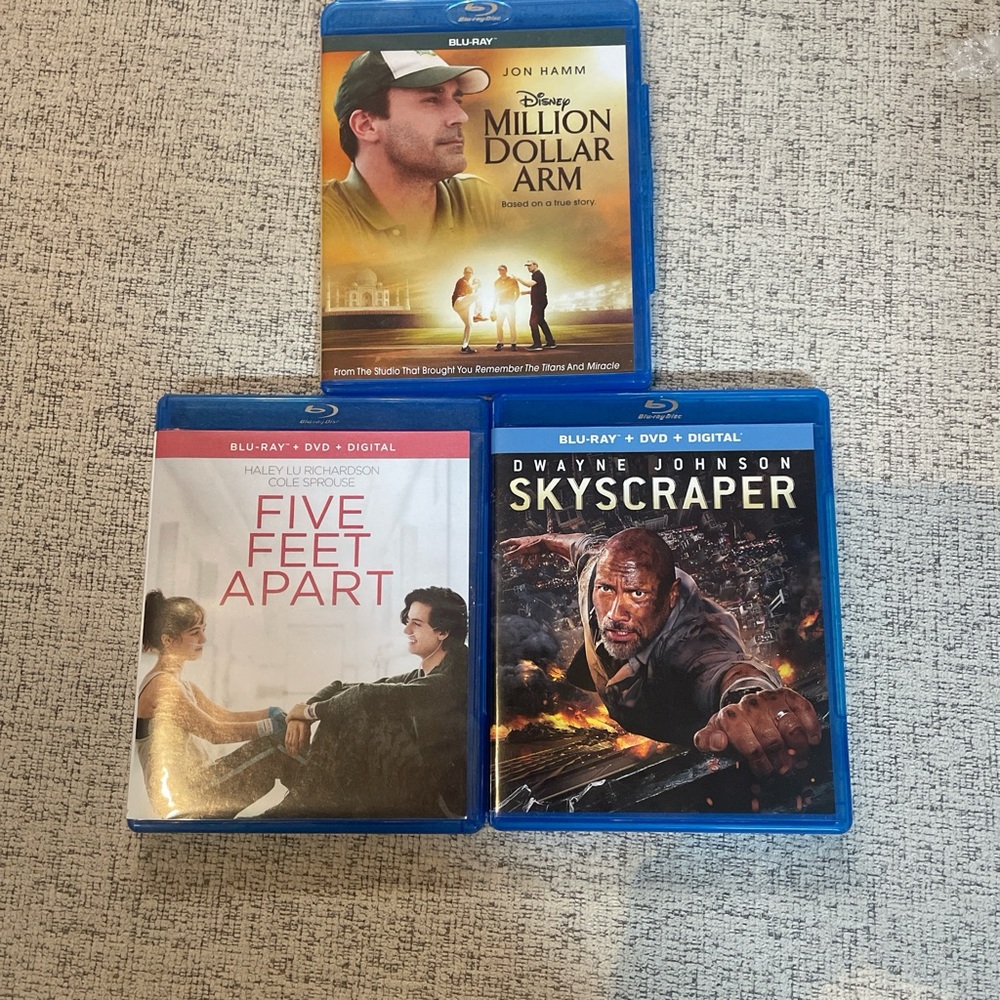 Blu-ray Movie Collection - Blue Cases